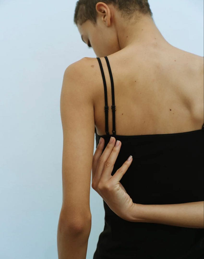 Mizuno×Ameri SHEER DOCKING CAMISOLE tops