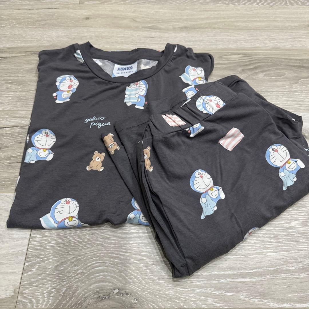 ジェラートピケ　ドラえもん　おはようおやすみ　Tシャツ　ハーフパンツ　セット