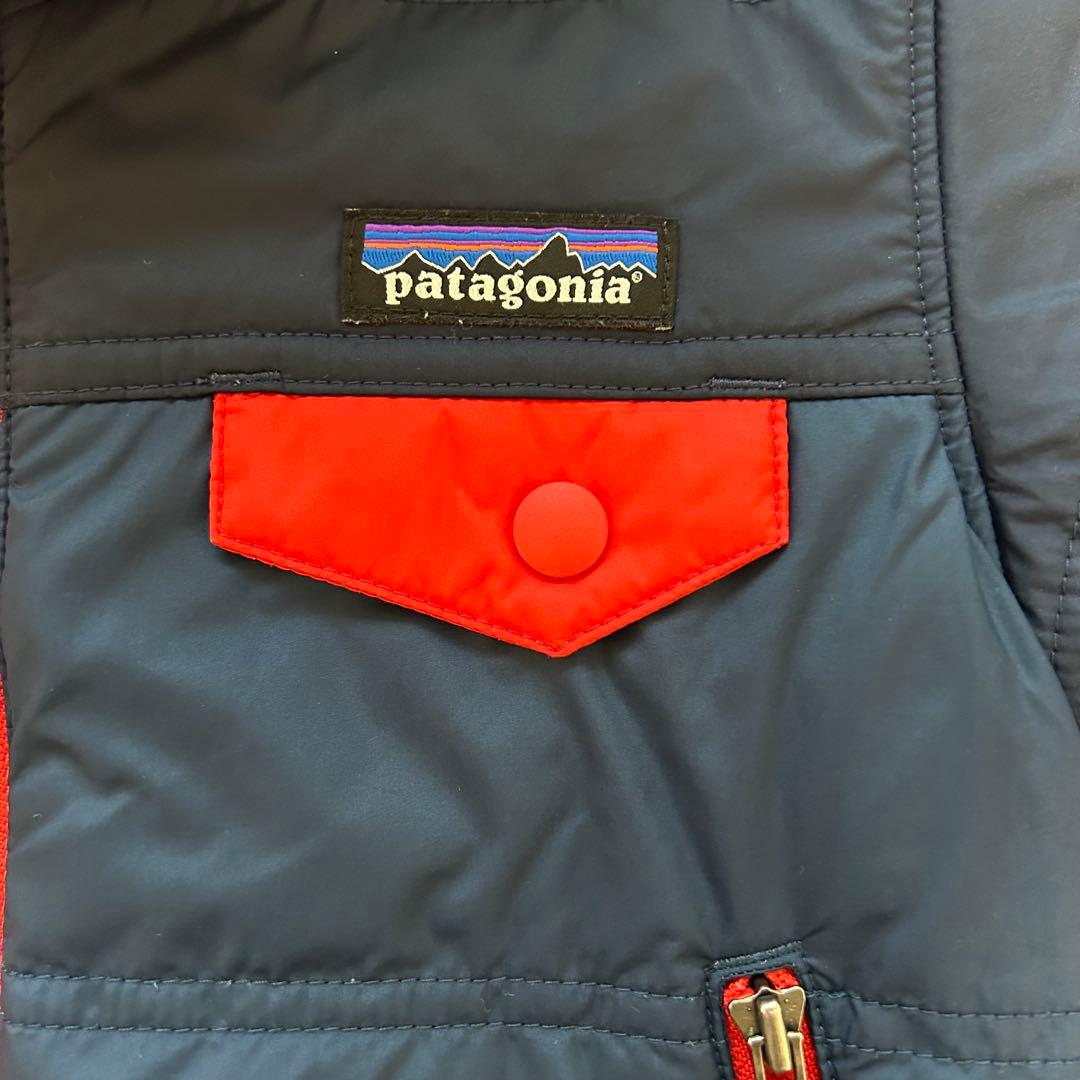 【美品】Patagonia リバーシブル・トリブルズ・フーディ　ダウン　2T