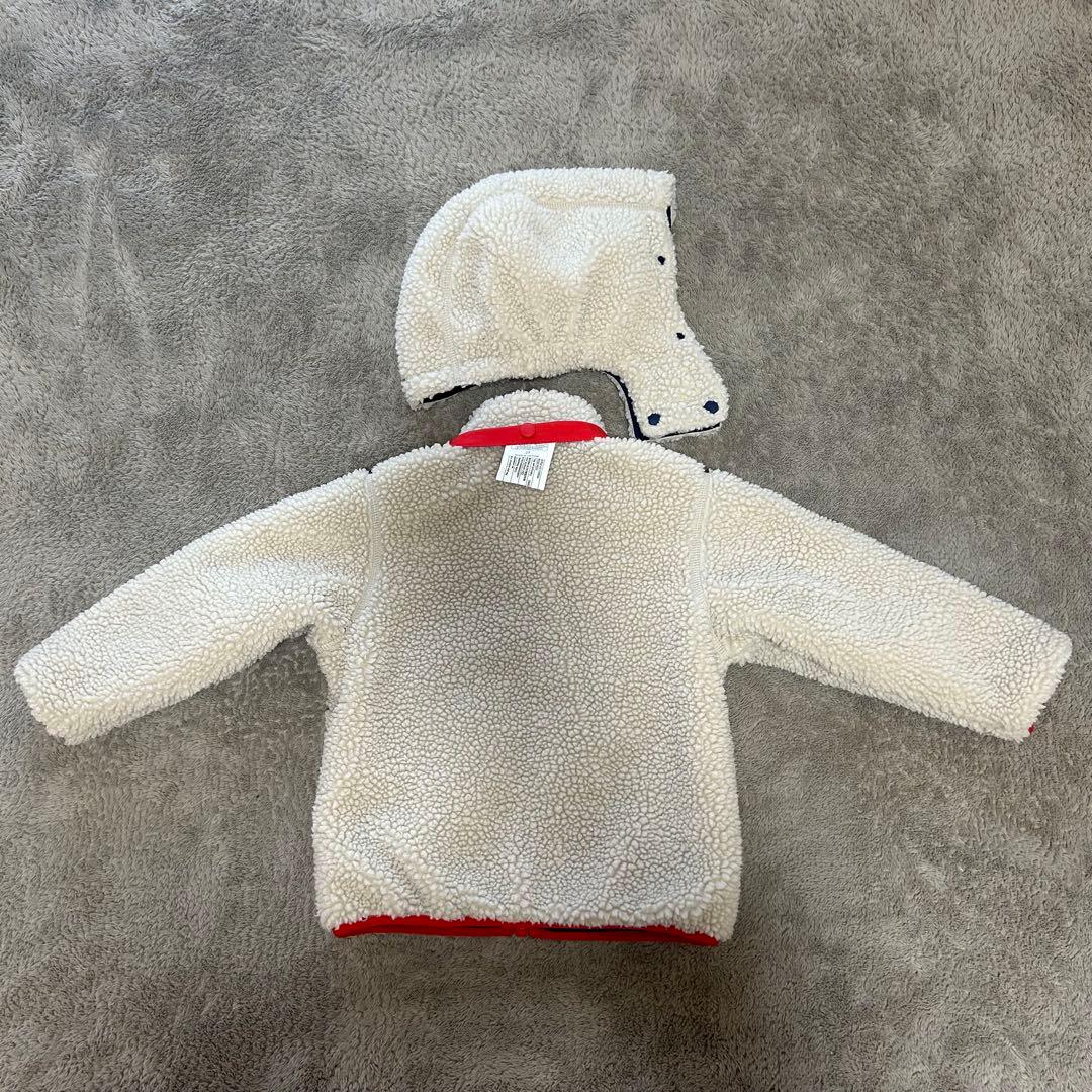 【美品】Patagonia リバーシブル・トリブルズ・フーディ　ダウン　2T
