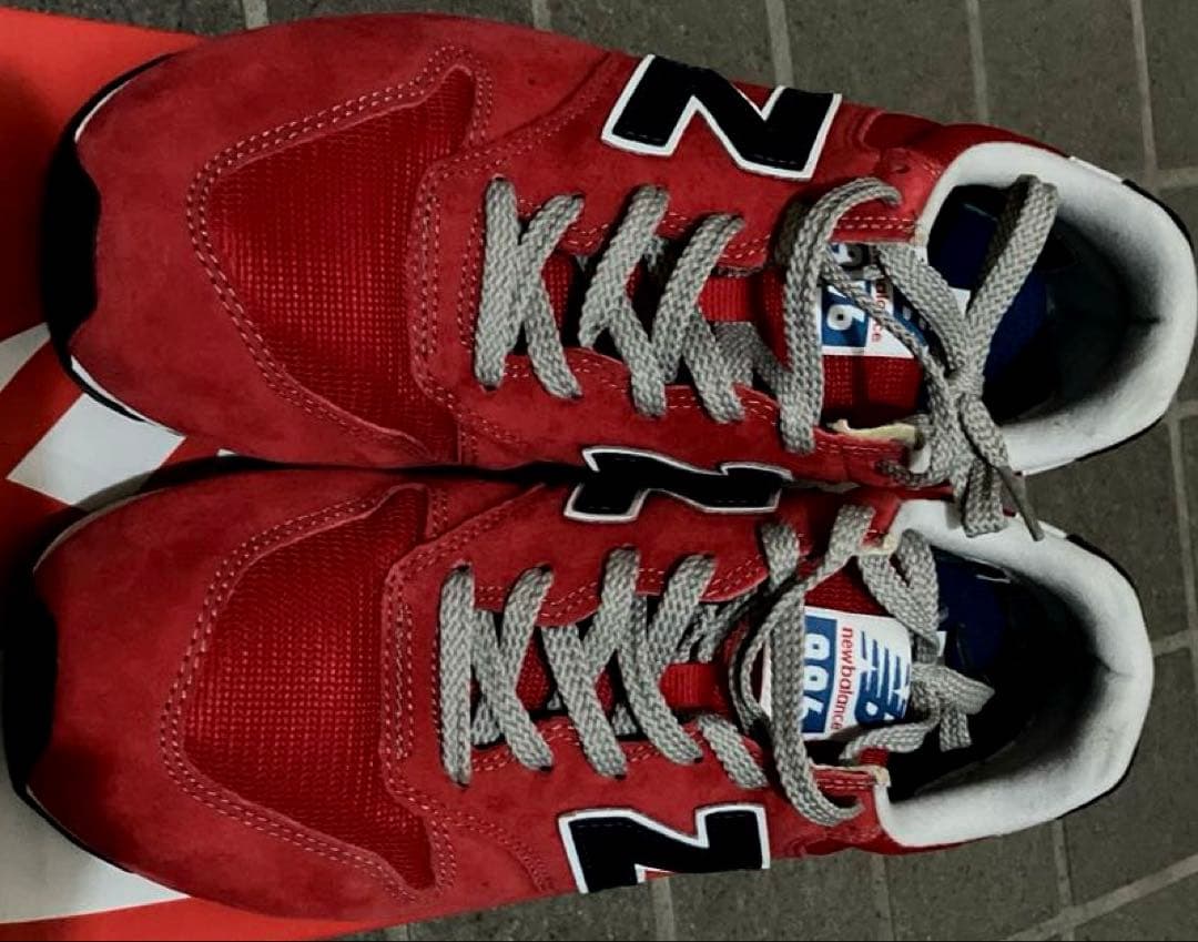 美品New Balance 996 レッド　スニーカー