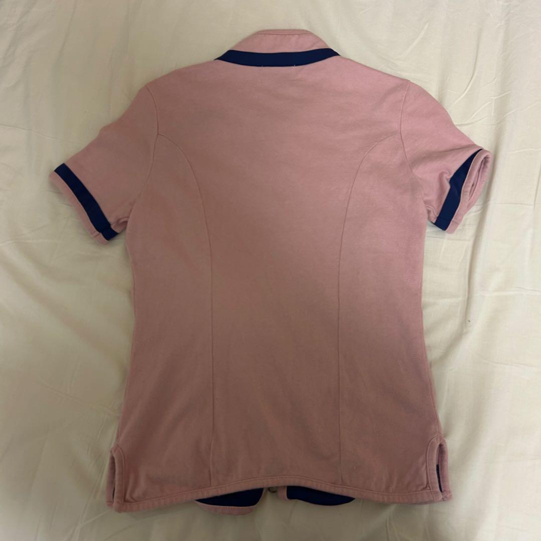 トップス MOMENTEL Pink Navy Short Sleeve Jacket