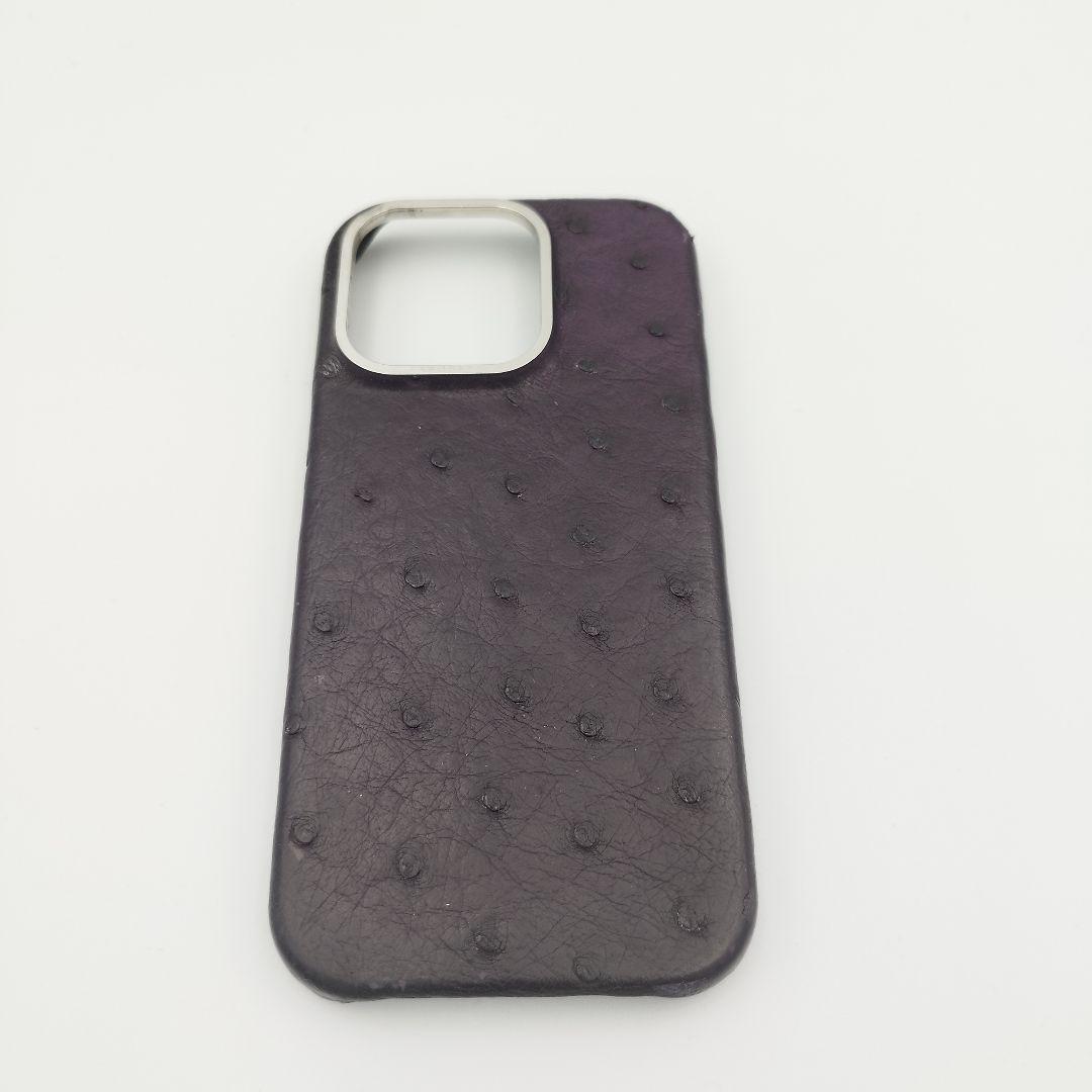 LABODET 本革 オーストリッチ スマホケース　iPhone 14 pro