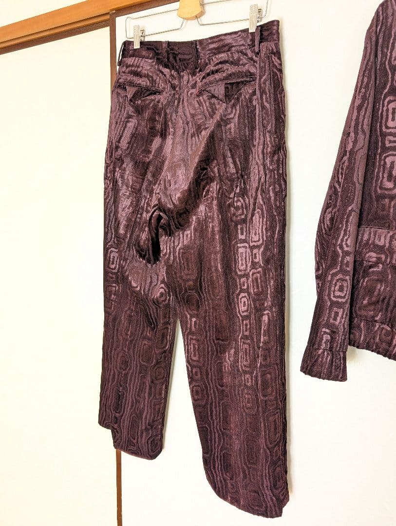 Sasquatchfabrix サスクワッチ 20AW　ベロアセットアップ