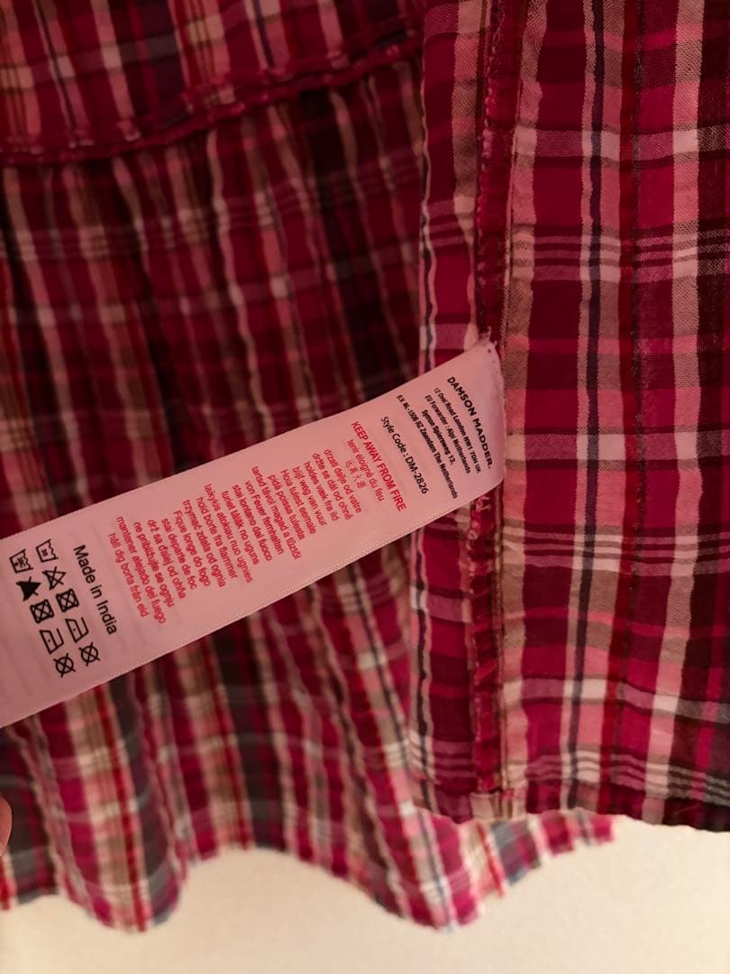 DAMSON MADDER ダムソンマダー スカート チェック