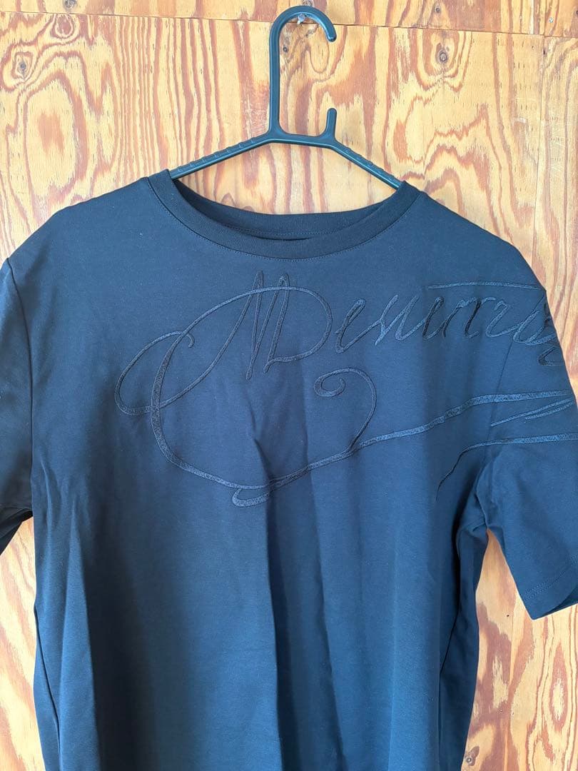 BERLUTI ブラック 刺繍 Tシャツ