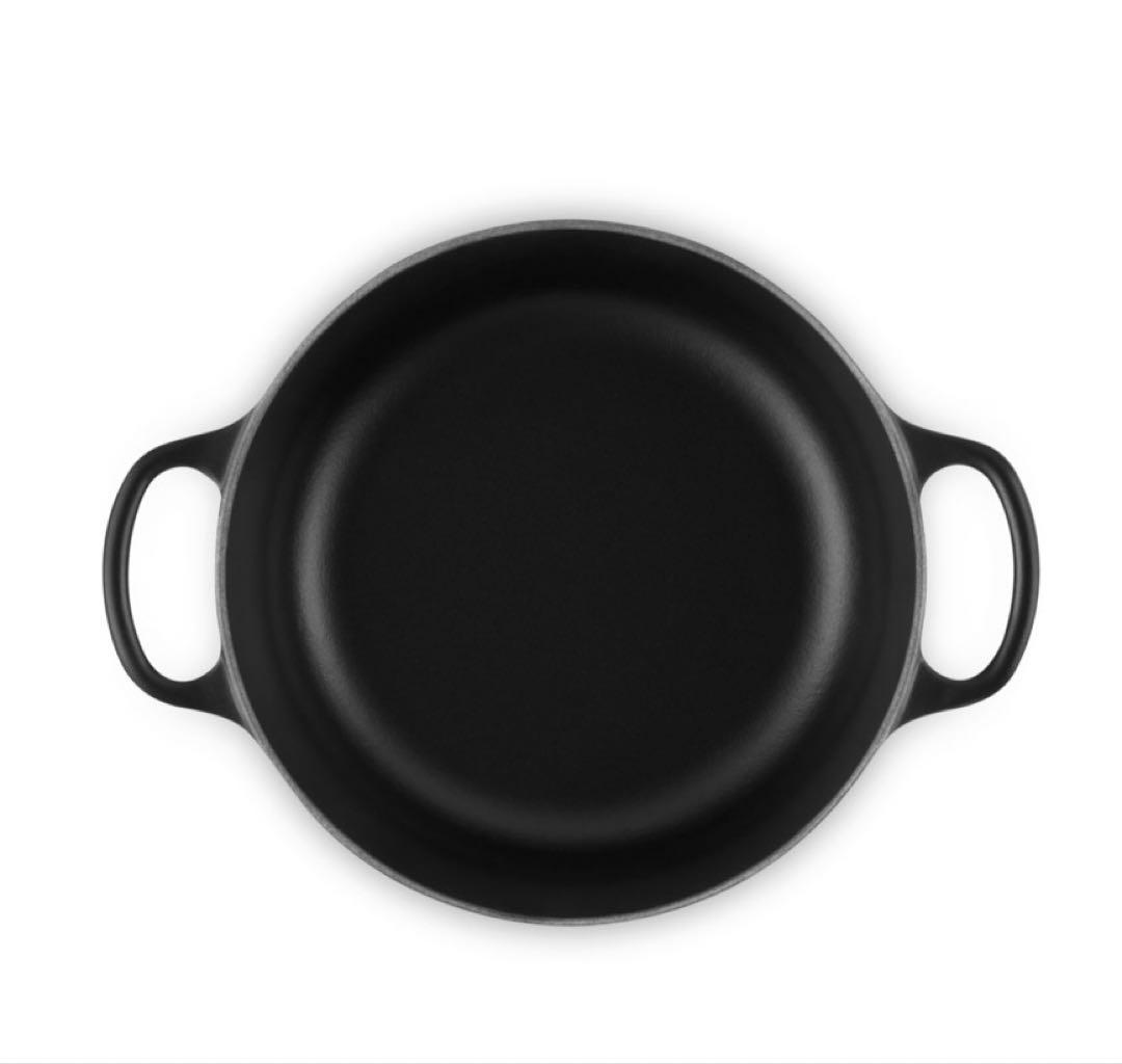 LE CREUSET シグニチャー ココット・ロンド 20cm マットブラック