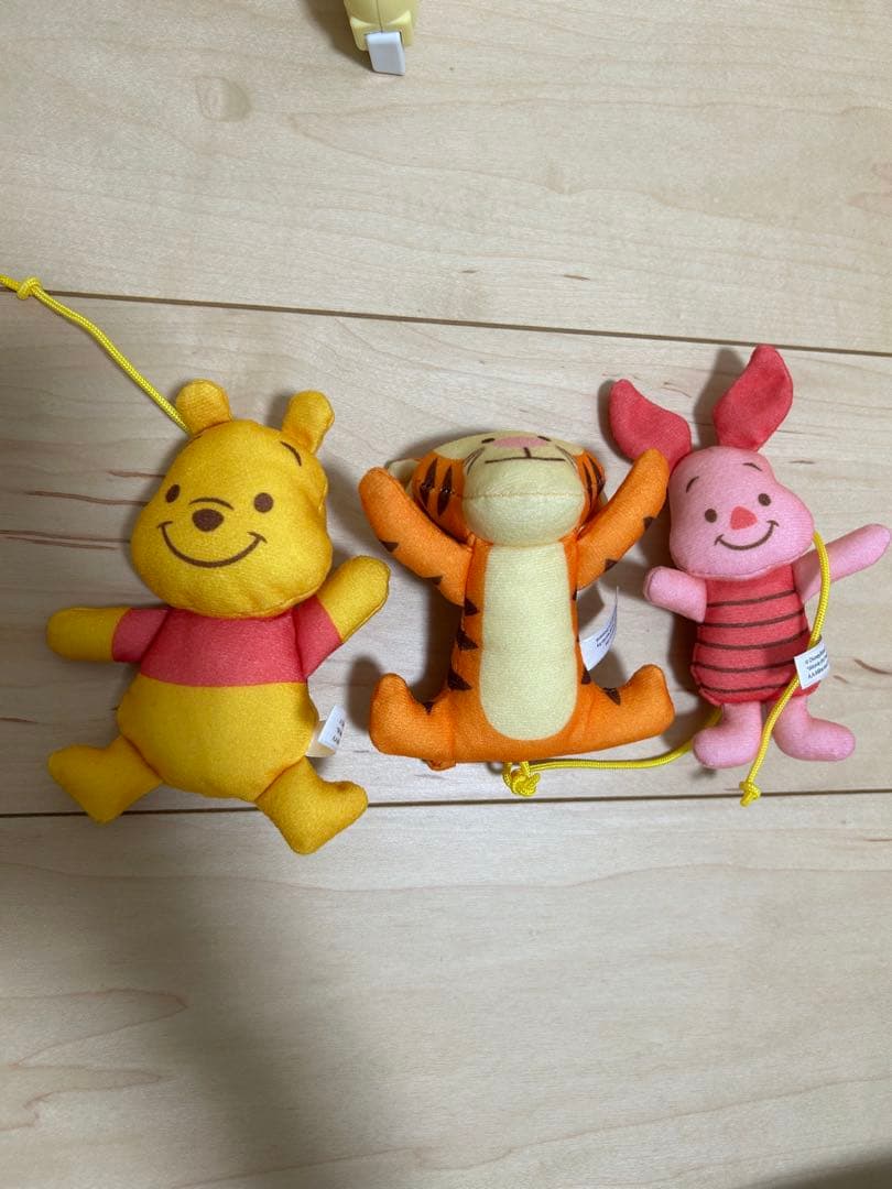 美品　くまのプーさん えらべる回転6WAYジムにへんしんメリー