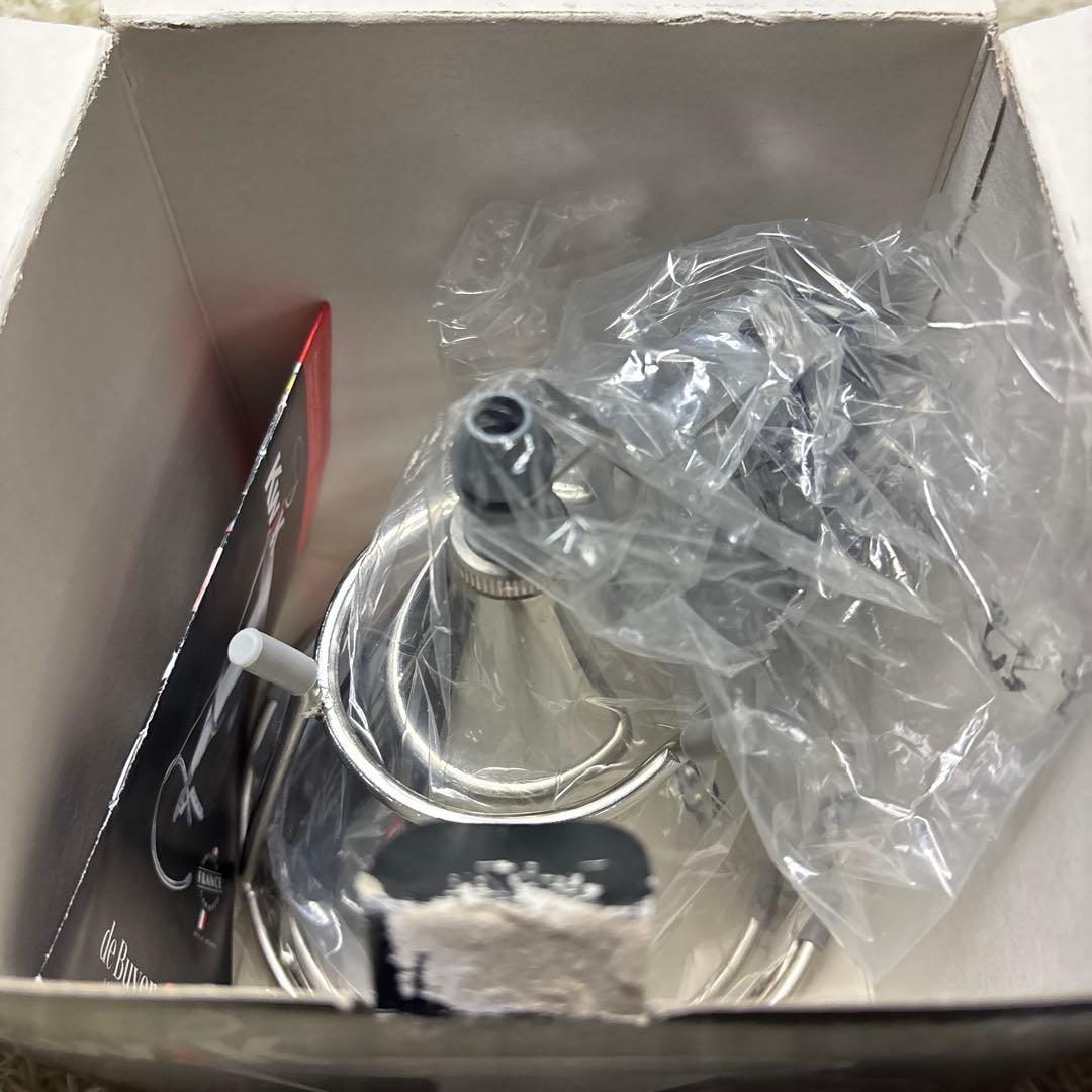 de buyer デバイヤー ミニ ピストンファンネル kwik 0.8L 黒