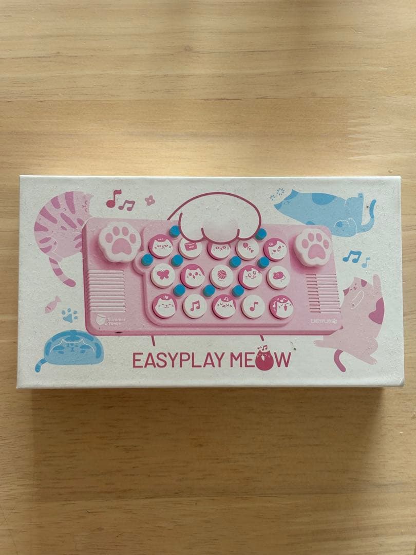 ネコちゃんテーマのポータブル電子キーボード