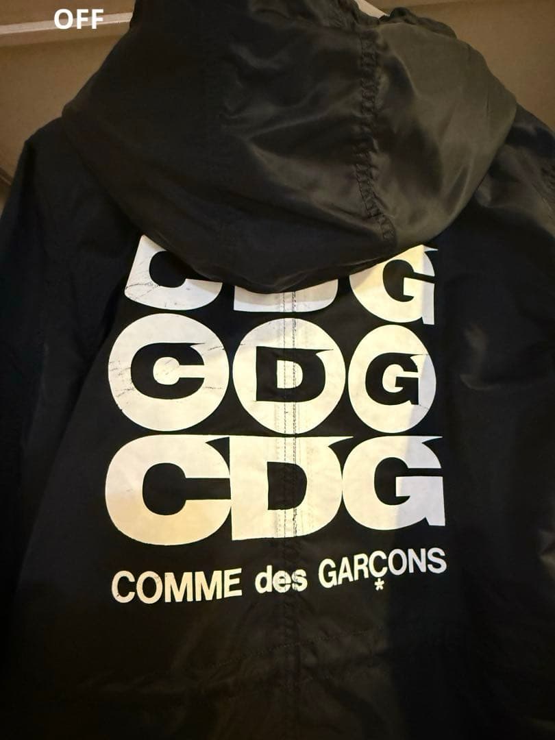 希少！！コムデギャルソンCDG ×Alphaモッズコート　Lサイズ