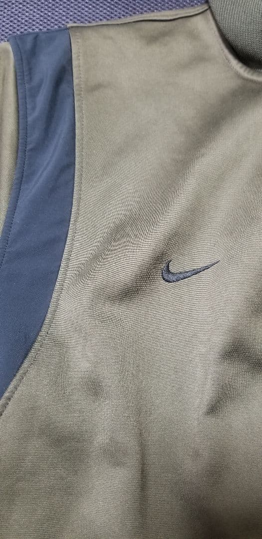 Bristol × Nike 希少 トラックジャケット カーキ×ブラック L