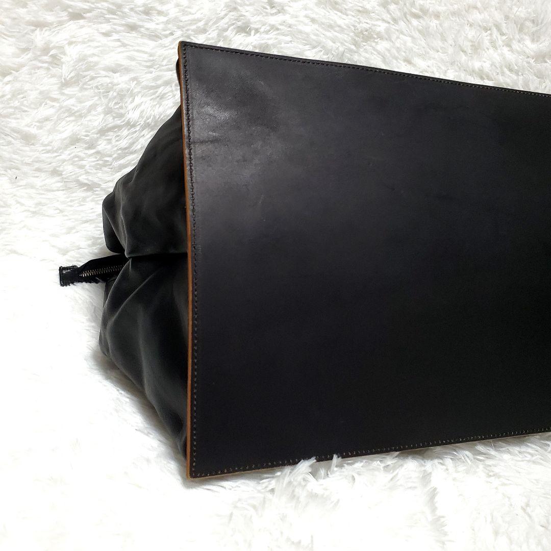 希少✨Y's　Yohji Yamamoto　大容量　ハンドバッグ　オールレザー