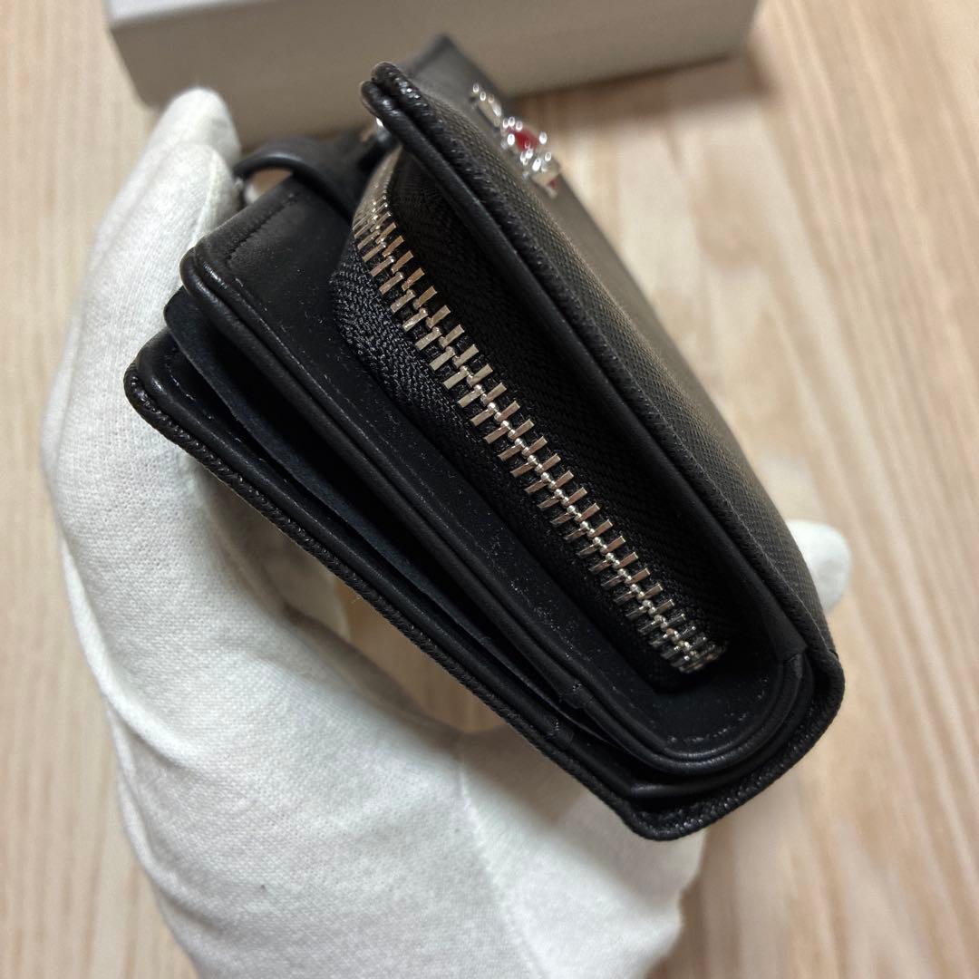 ★新品未使用★ヴィヴィアンウエストウッド　財布　折り財布　ディアマンテ　ブラック