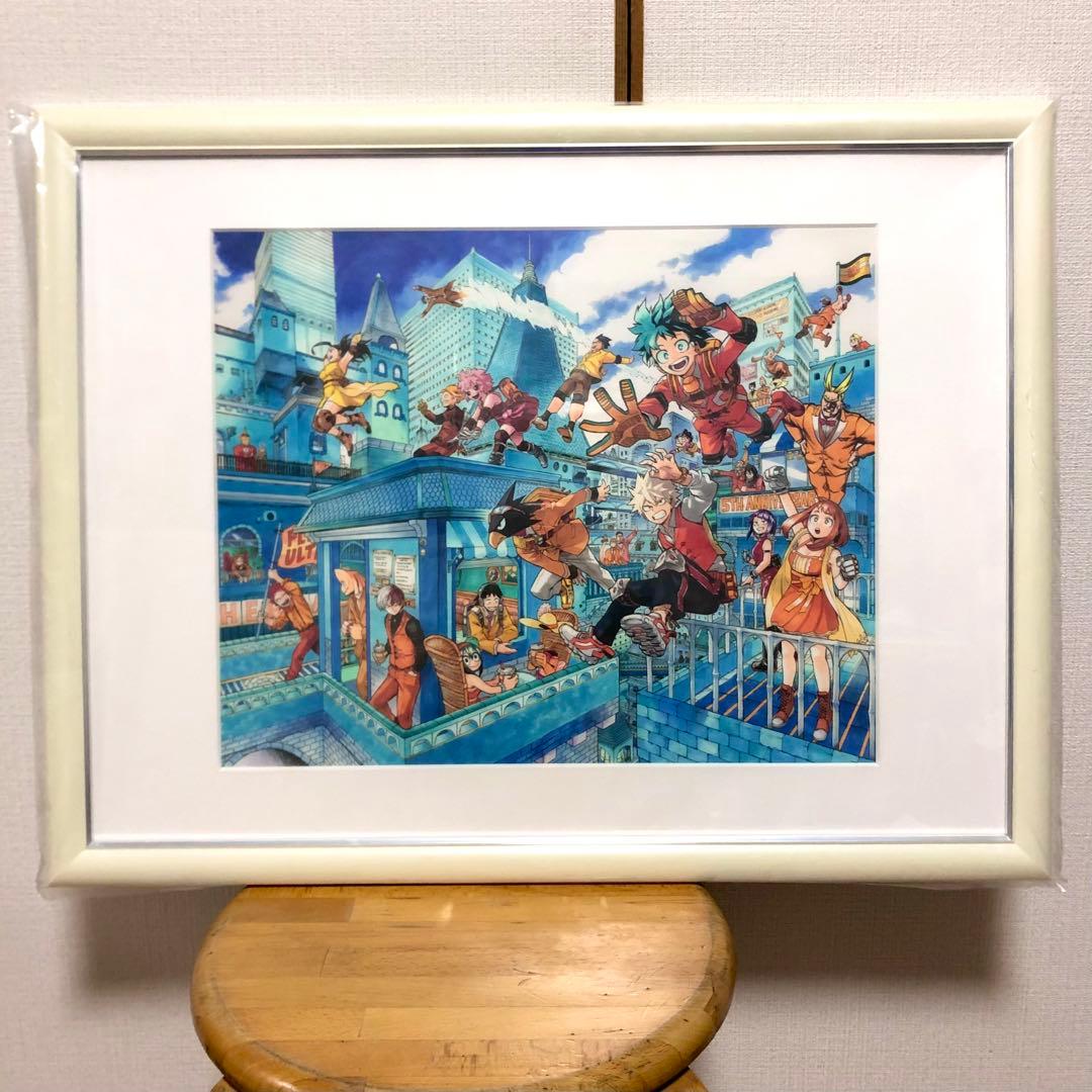 僕のヒーローアカデミア　高級複製原画　複製原画　複製原画　カラーイラスト