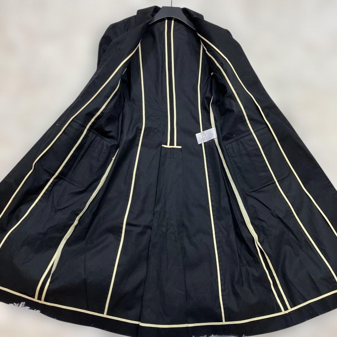 極美品 セオリー トレンチコート Aライン ブラック Mサイズ