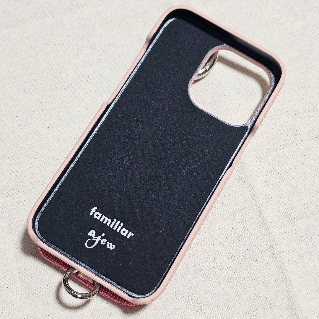 fm4★iPhone13proケース ajew×ファミリア 限定品