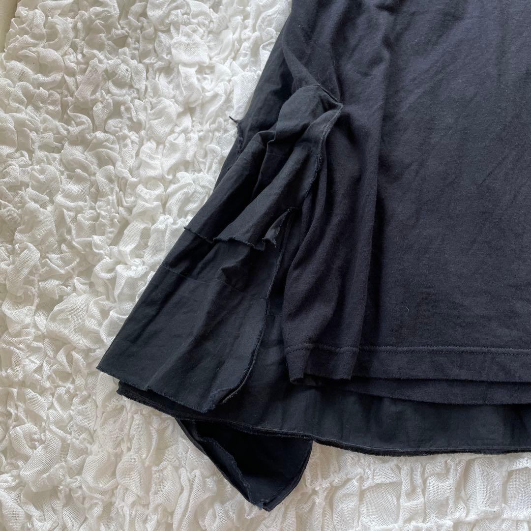❤️専用ヌメロヴェントゥーノ　ティアードTシャツ　（ブラック）　44 大きいサイズ