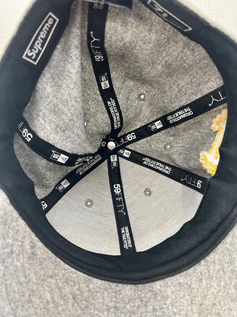 Supreme 59FIFTY グレーキャップ