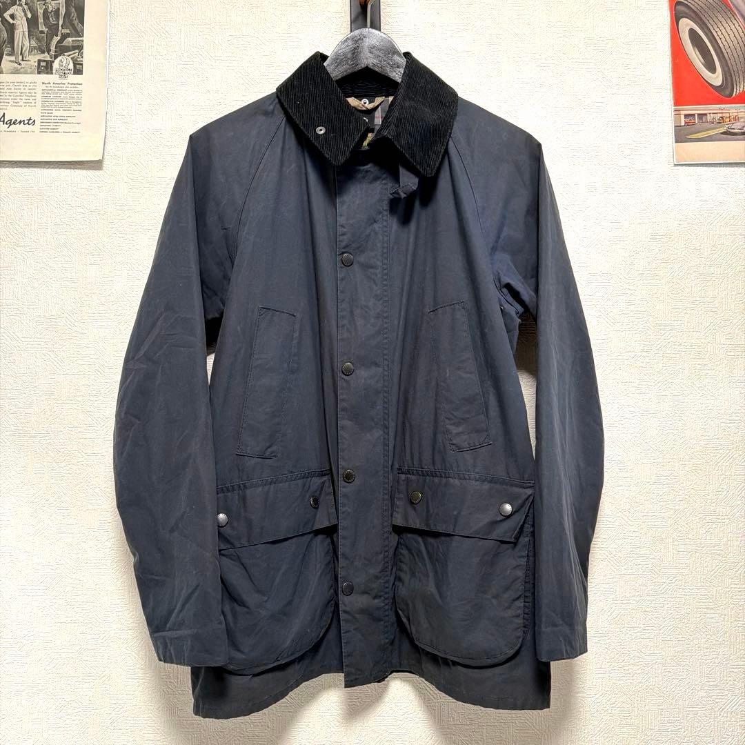 レ*バ様 美品　バブアー barbour ビデイル　SL 36 ネイビー　3ワラ