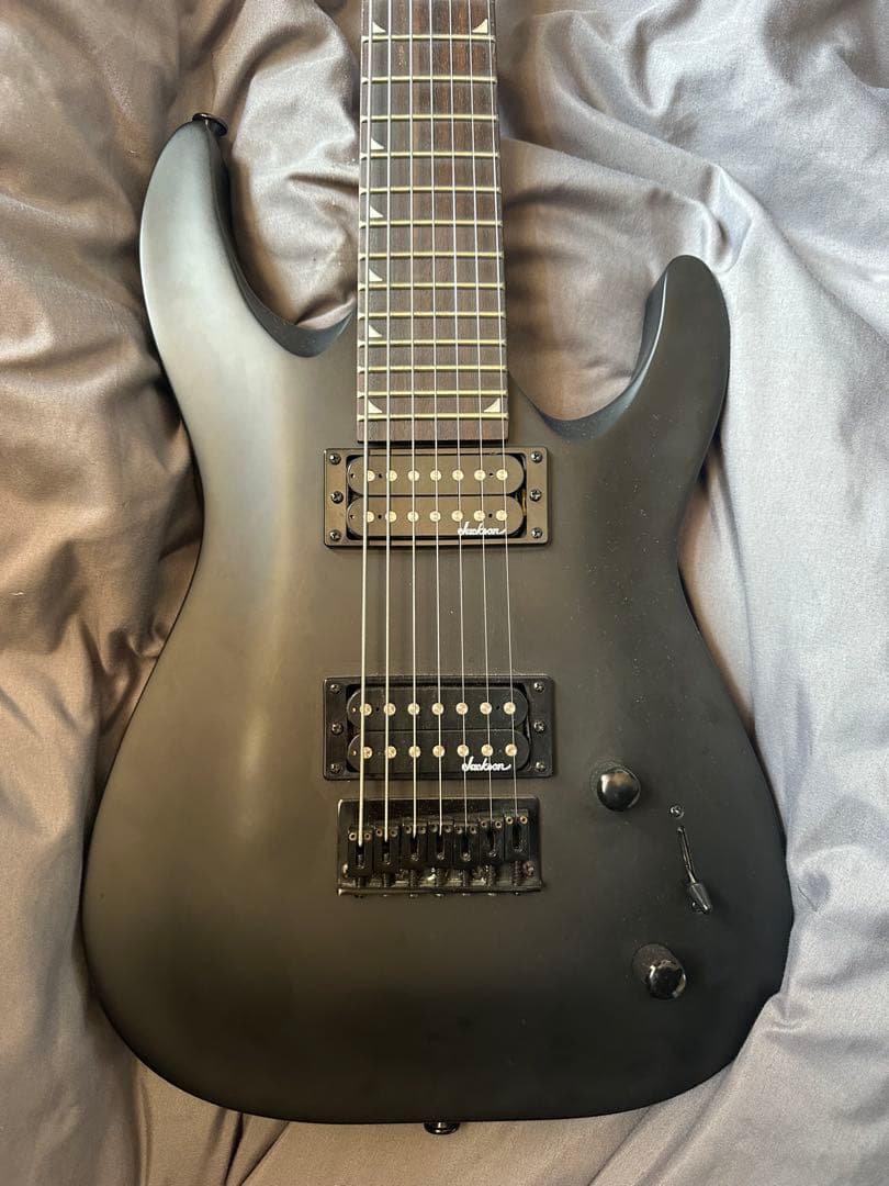 JACKSON JS22-7 Satin Black　7弦ギター