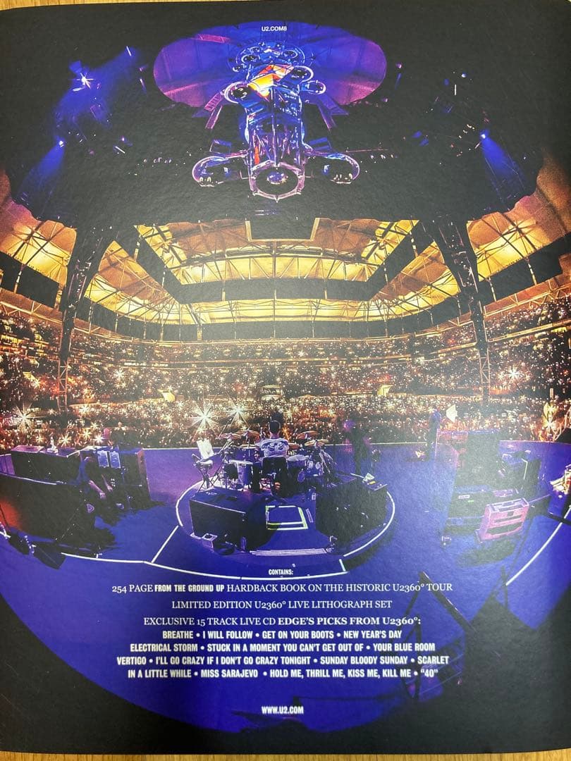 U2 360° TOUR FROM THE GROUND UP フォトブック