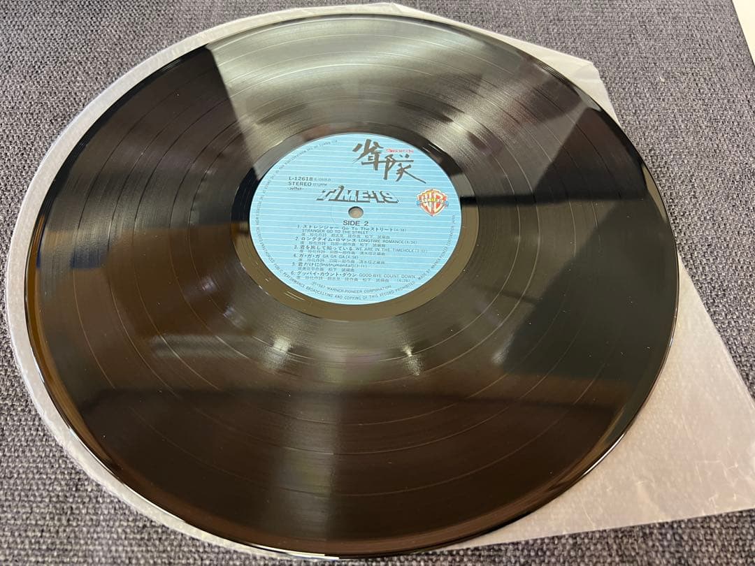 少年隊 TIME-19 レコード LP L-12618完品ステッカー付1987年