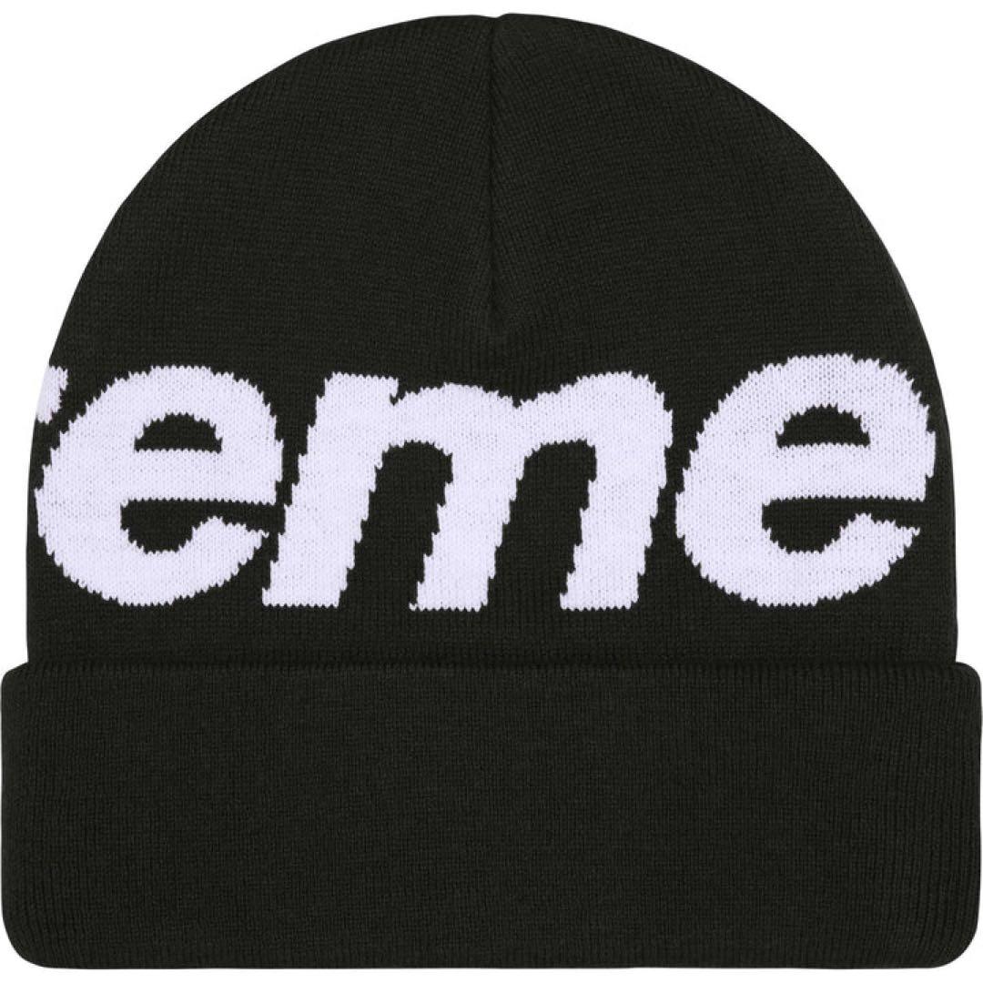 【25FW】Supreme Big Logo Beanie Black