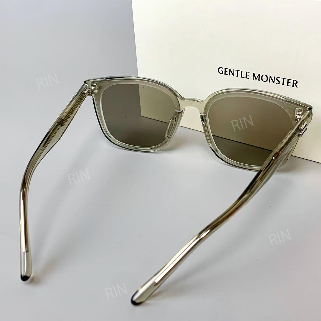 GENTLE MONSTER サングラス クリア/ブラウン BY