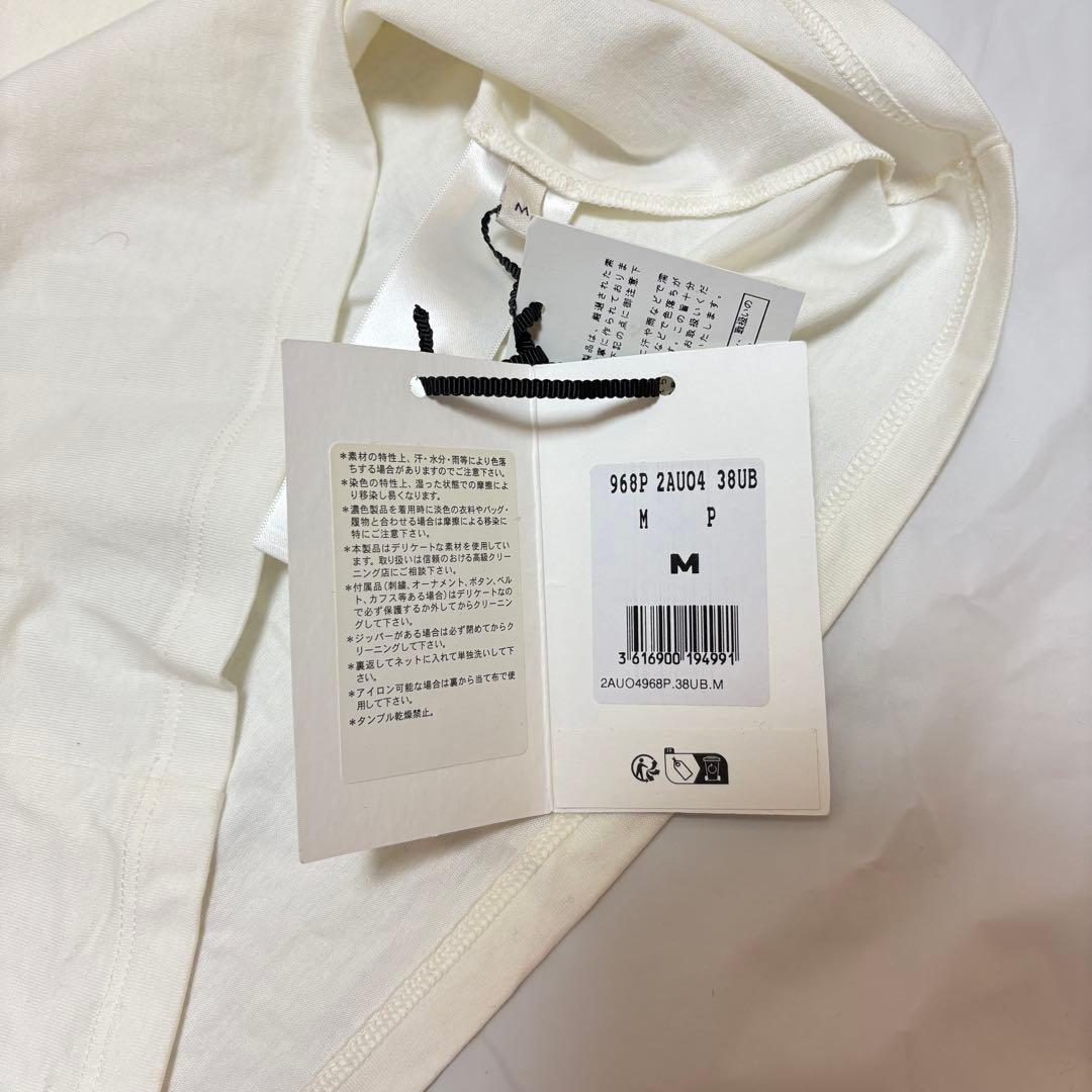 CELINE ロゴ入り ホワイト Tシャツ M タグ付き 正規品