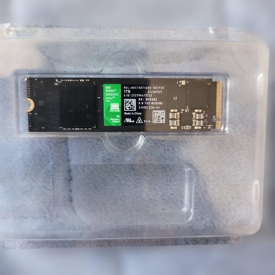 内蔵型SSD WD Green SN3000 NVMe SSD 1TB M.2