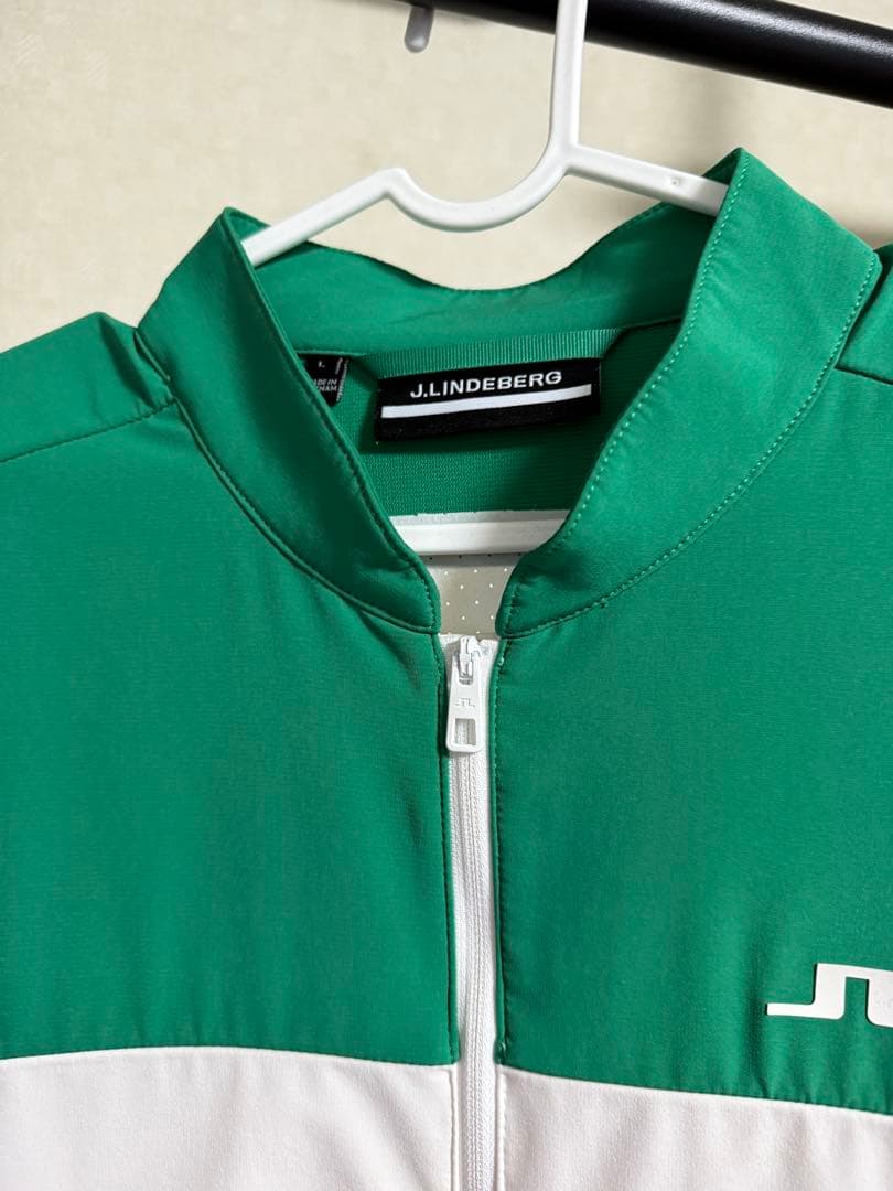 J.Lindeberg グリーンホワイト ジャケット