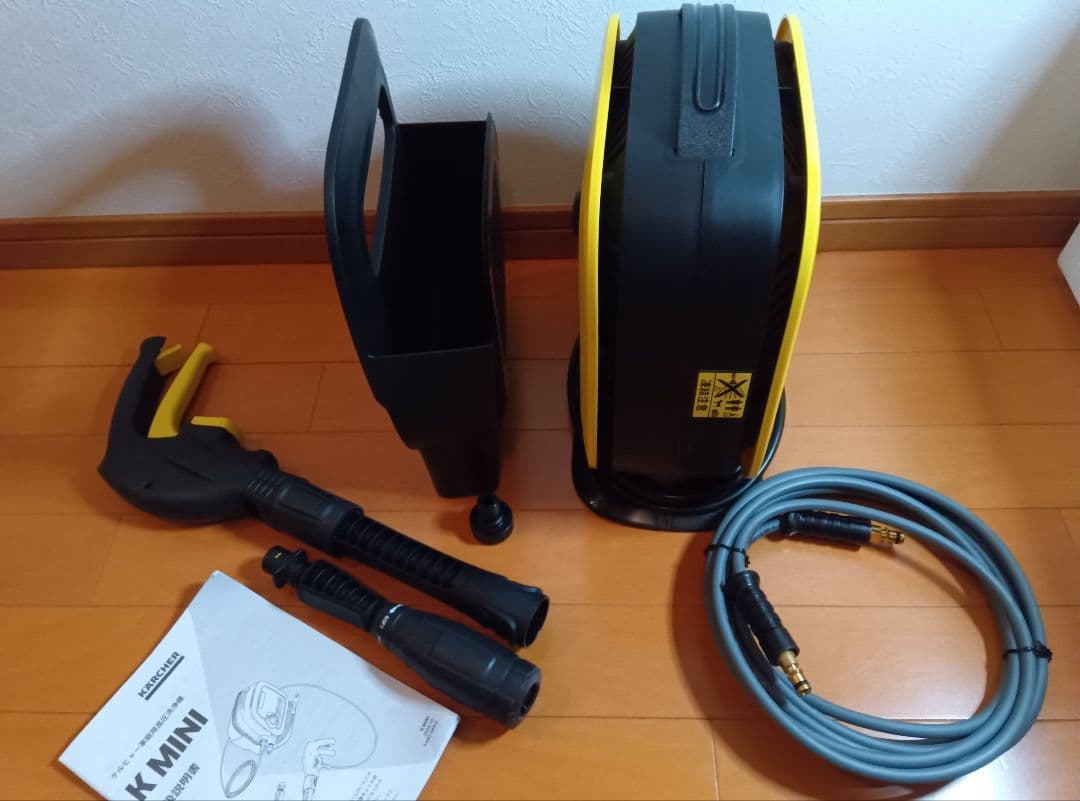 さ*ぎ様 超美品ケルヒャー高圧洗浄機K MINIミニ自給用ホース付属