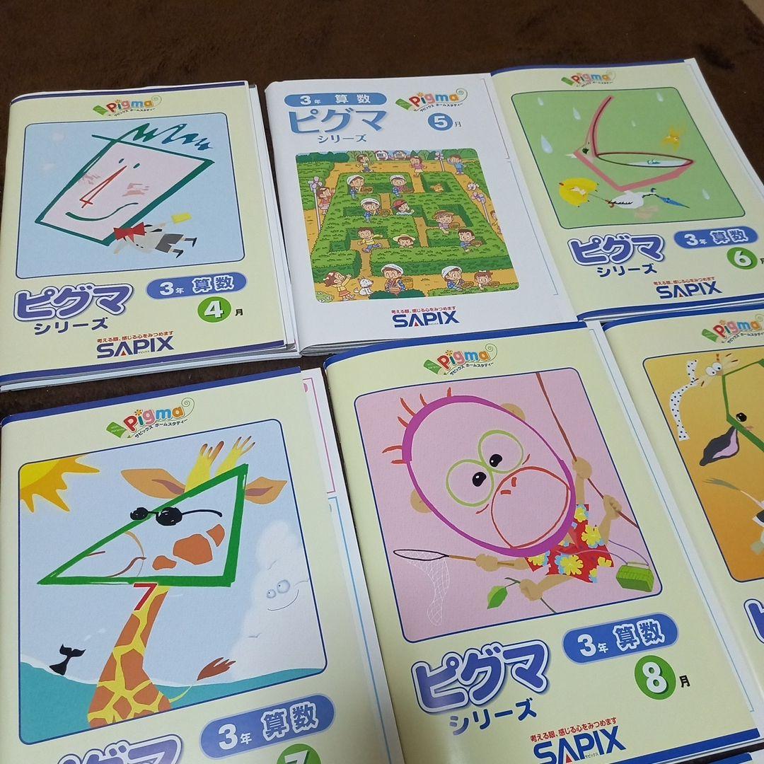 ピグマシリーズ 3年生 学習参考書 全12冊セット　SAPIX