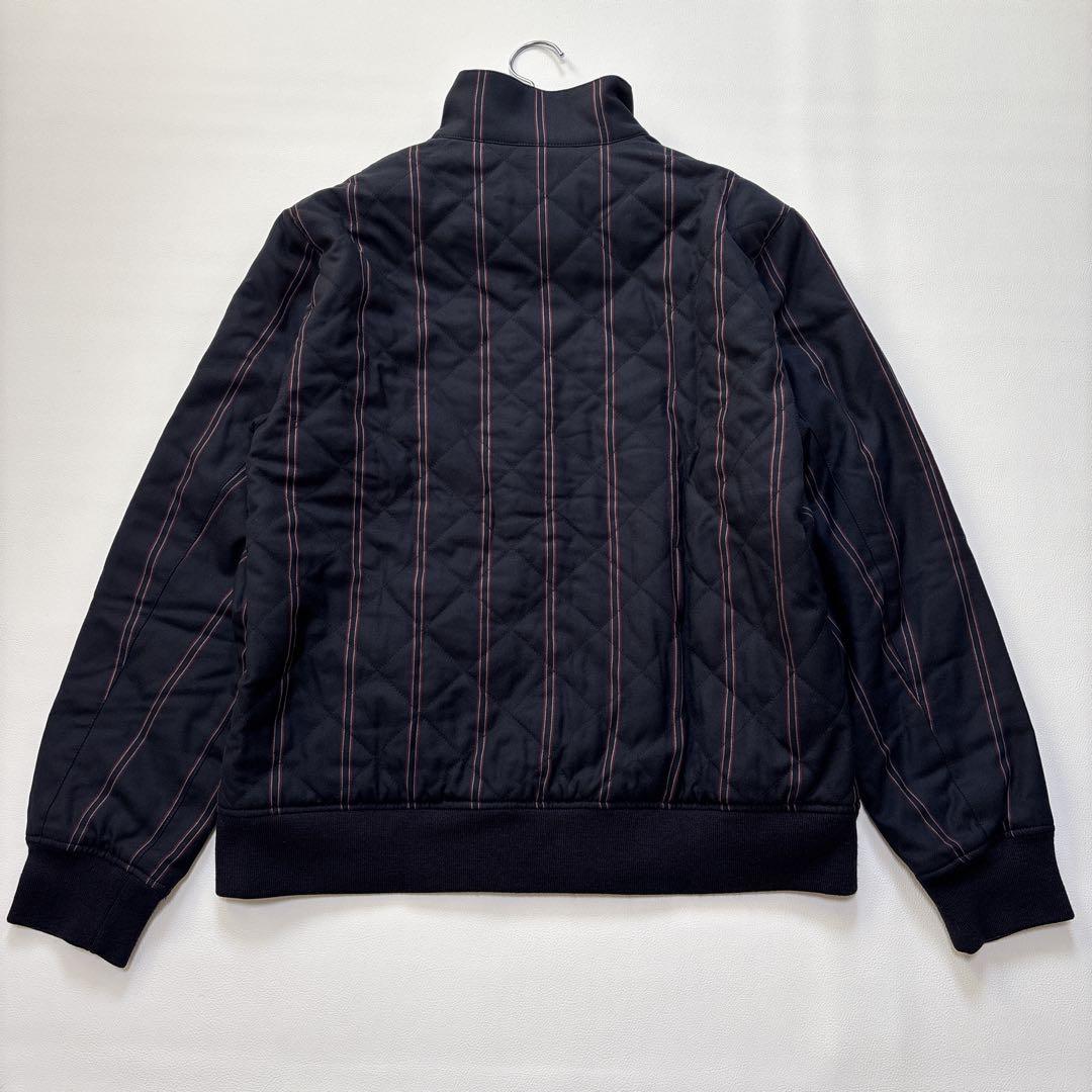 FRED PERRY 【Lサイズ】キルティング スイングトップ ネイビー×赤