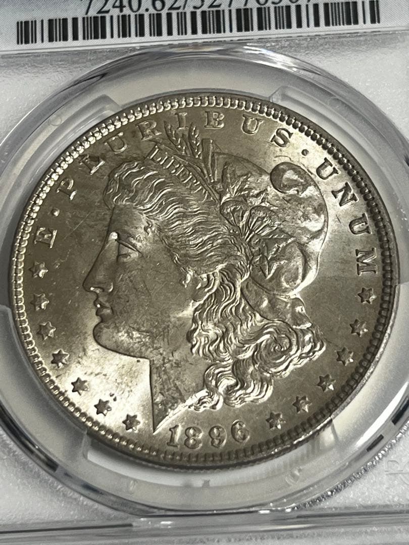 1896年モルガンダラー Morgan dollar PCGS MS62