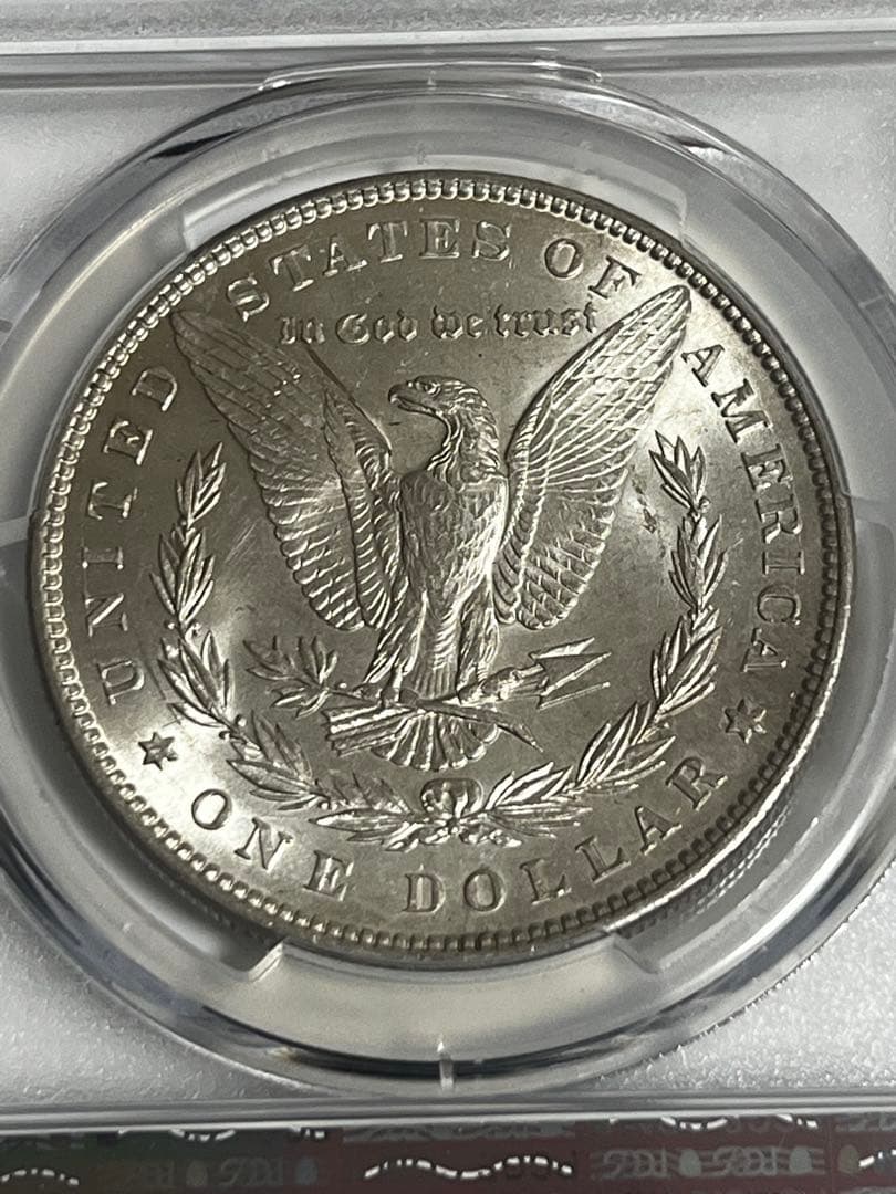 1896年モルガンダラー Morgan dollar PCGS MS62