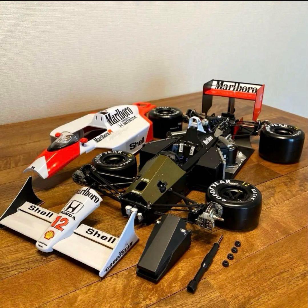 アイルトンセナ　マクラーレンMP4/4 セミスクラッチビルド 完成品