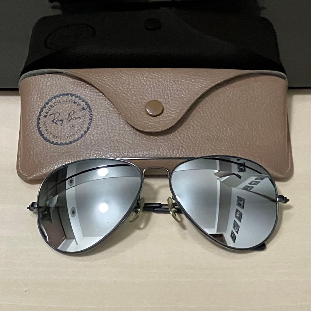 【レア】RayBan/レイバン B&L ボシュロム ミラー アビエーター USA
