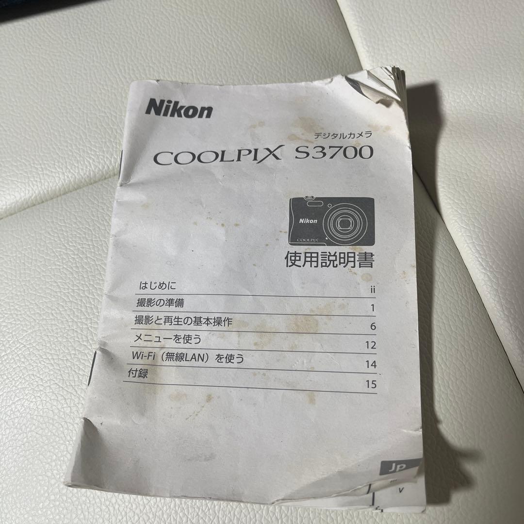 中古　Nikon COOLPIX S3700 ピンク
