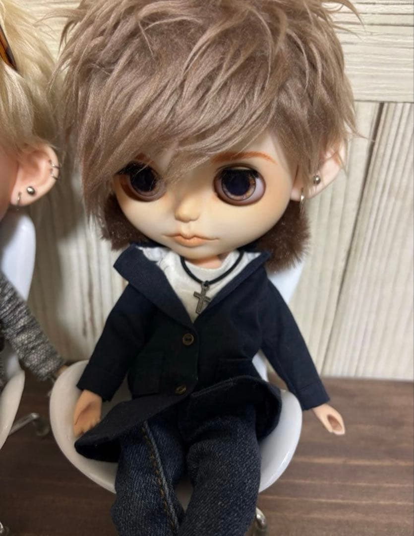 アイシードールカスタム 作家様 二人セット 男の子 アウトフィットセット