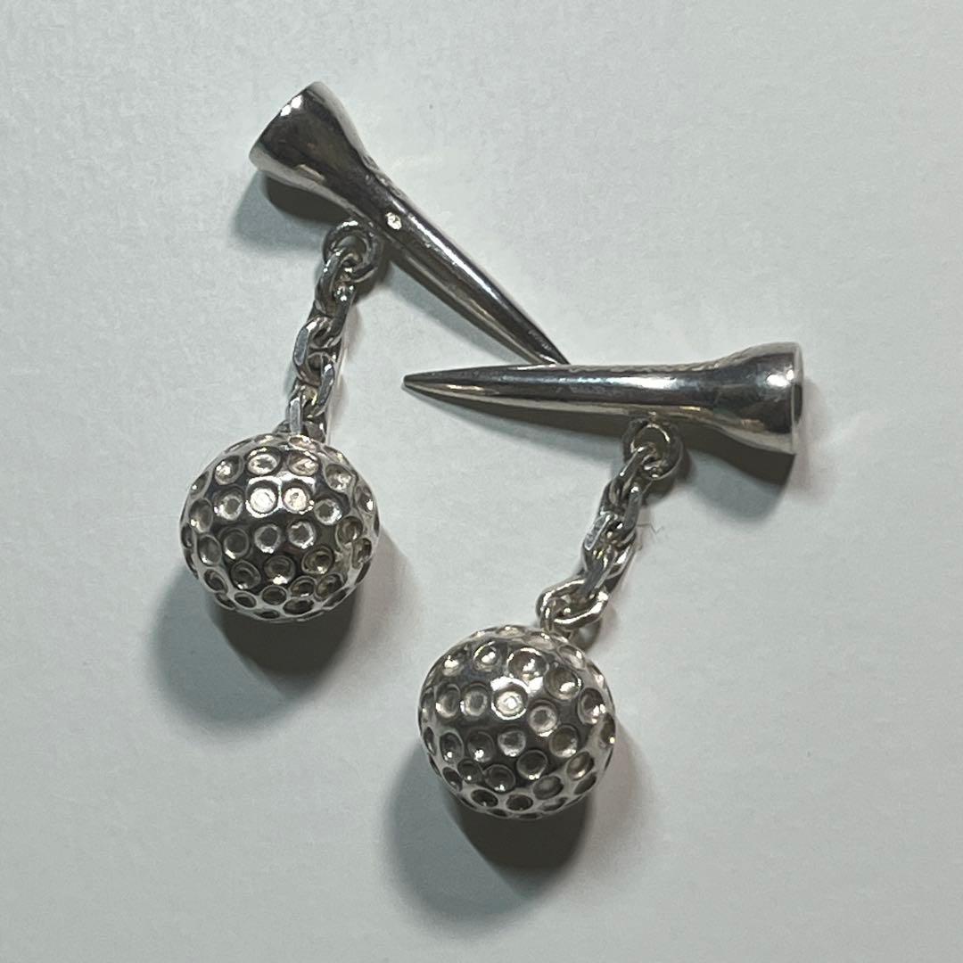 希少✨極美品✨Tiffany&Co. ティファニー カフス ゴルフボール　925