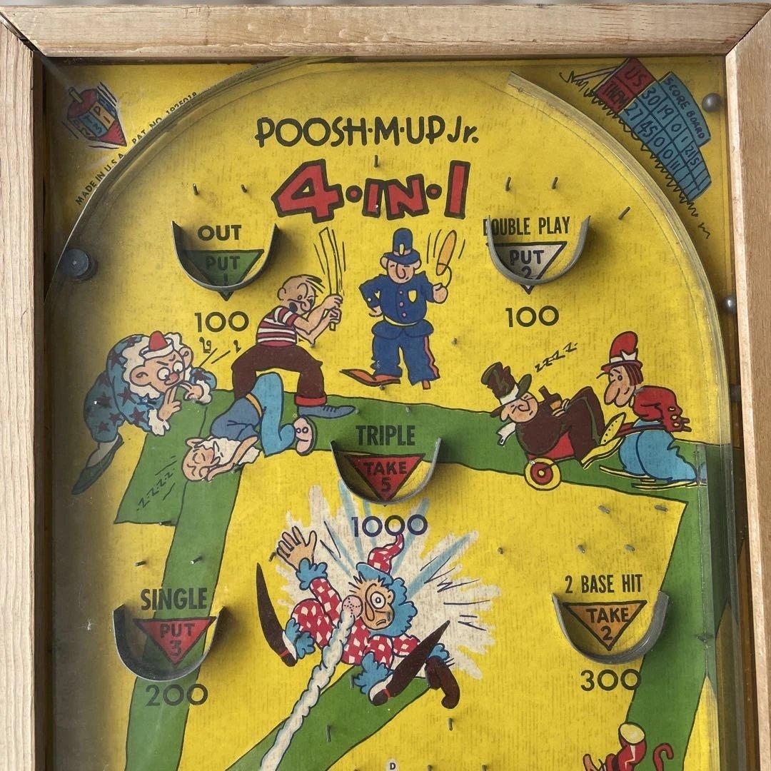 1930s-1940s　US　ヴィンテージ　ピンボールゲーム　レトロ　おもちゃ
