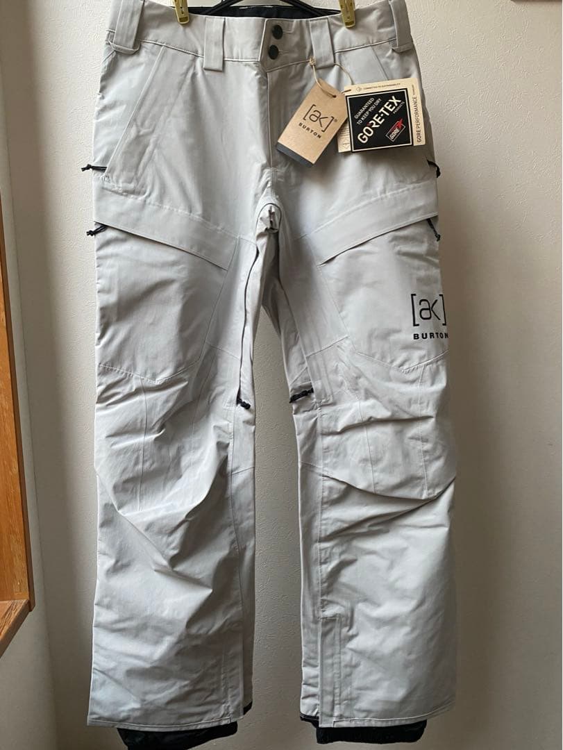 値下げ新品バートンak スウォッシュ パンツ　ゴアテックス Gray Cloud