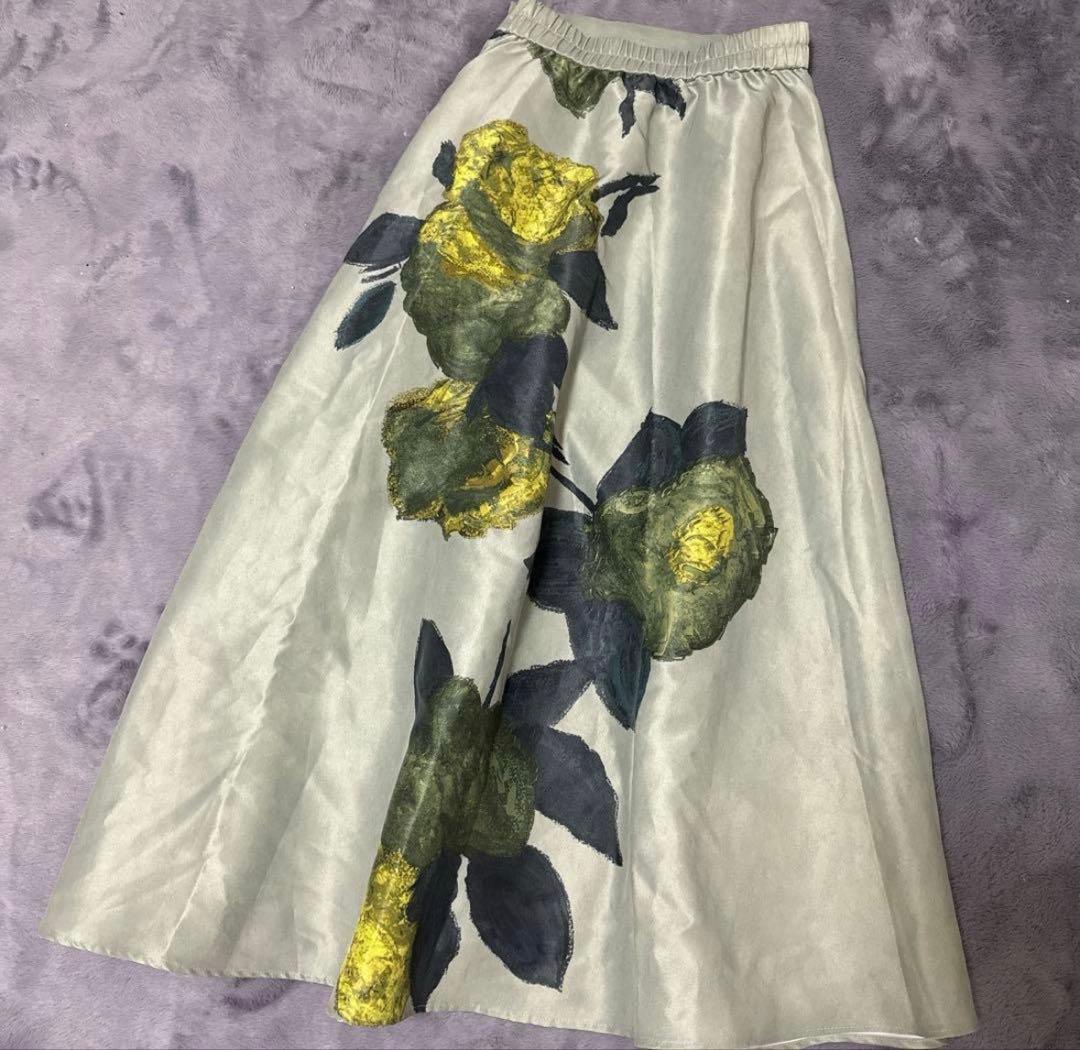 【専用】Ameri ELLIE ASYMMETRY PLEATS SKIRT