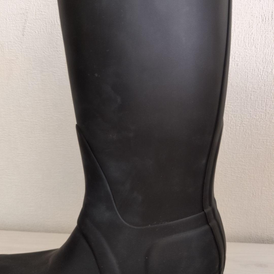 HUNTER ブラック 長靴 バックル付き　23cm