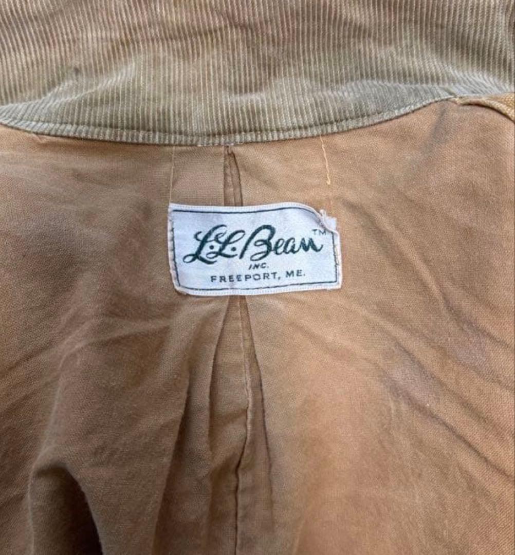70s エルエルビーン ハンティングジャケット 筆記体タグ　Lサイズ相当