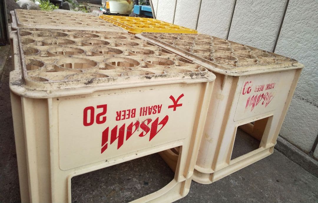 アサヒビール　キリンビール 　ケース 　　コンテナ　4個セット