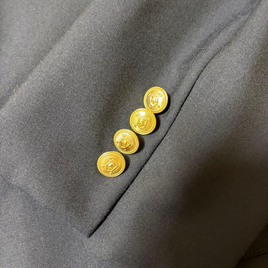 XL相当 CHAPS 金ボタン 紺ブレ テーラードジャケット