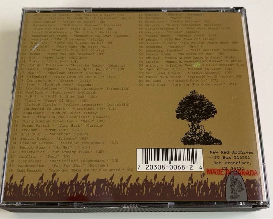 洋楽 P.E.A.C.E./WAR /Rare Hardcore Punk Comp